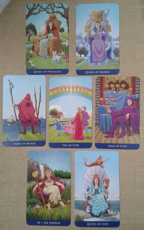 Tarot Spread with Llewellyn's Classic Tarot